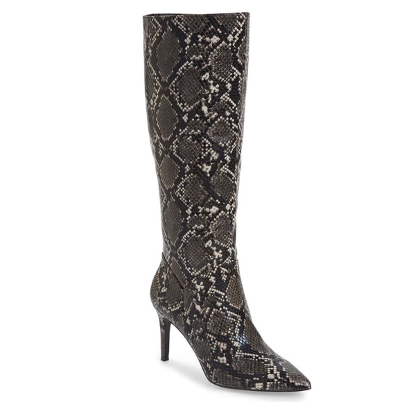 Steve Madden Shoes - Kinga Boot Snakeskin Knee High Boot